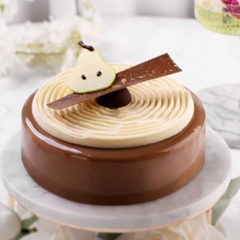 Earl Grey and Pear Chocolate Mousse Cake Earl Grey and Pear Chocolate Mousse Cake